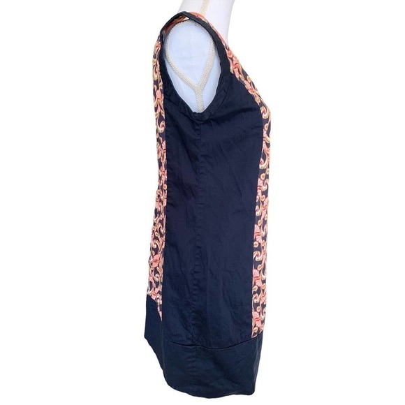 The Webster Miami Dress Womens Size 6 Sleeveless Blue Orange Zipper Back - Picture 7 of 12